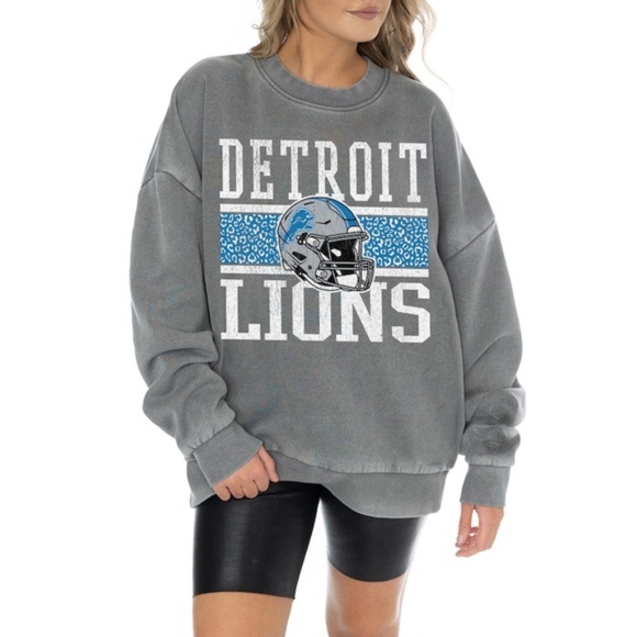 Gameday Couture Unisex Gray Detroit Lions Vintage Wash Crewneck Fleece P…
. - Picture 1 of 7